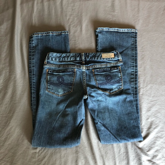 👖👖Seven7 Jeans Bootcut Size 28 EUC👖👖 - Picture 5 of 7
